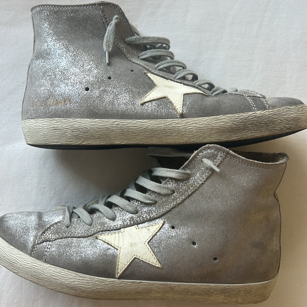 Gorgeous Golden Goose Francy shearling high tops